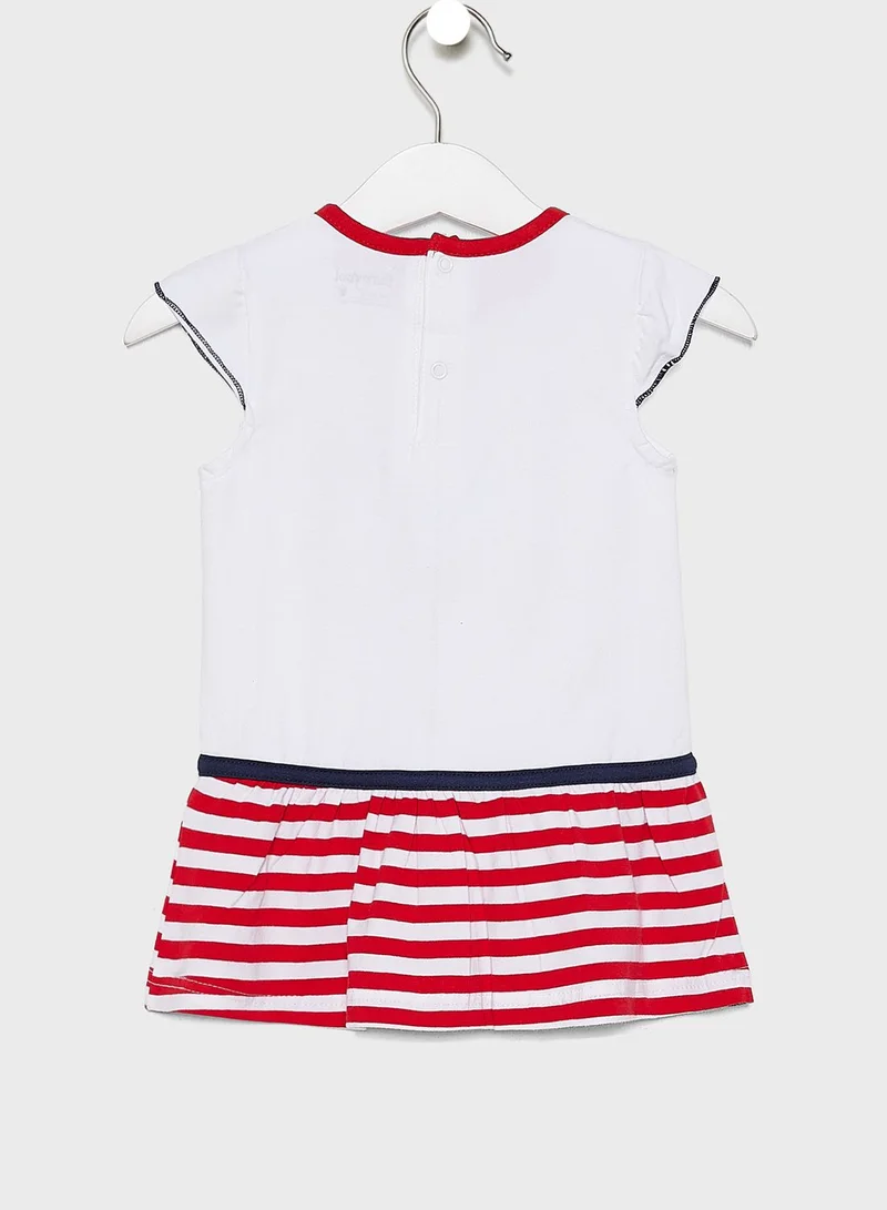 Babybol Infant Graphic Dress + Knicker Set