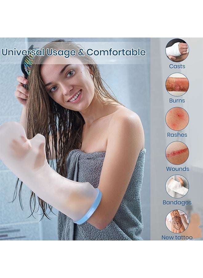 Adult Cast Covers for Shower Arm, Waterproof Extra Large Long Arm Shower Cast Protector, Watertight Protection for Post Surgery, Broken Arm Wounds Reusable Keep Wounds Dry Bath Bandage Broken Hand, Wrist, Finger - pzsku/Z9EE87CD887EC816621F0Z/45/_/1734662619/327cc2a2-a2de-4640-bee8-de103e3c8df8