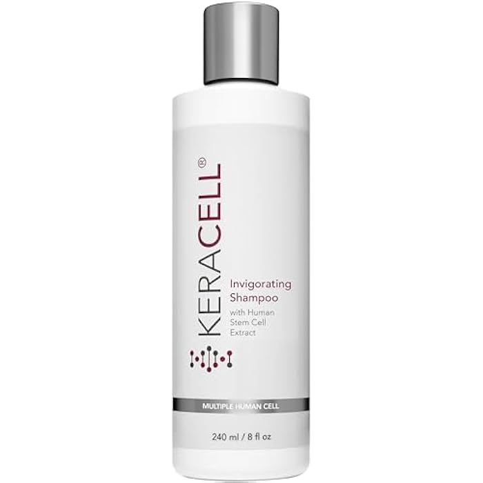 keracell Invigorating Shampoo - Hair Growth Shampoo for Women & Men with Human Stem Cell Extract – Cleanses, Strengthens & Moisturizes to Support a Healthier Scalp & Fuller-Looking Hair - 8 oz - Image 1