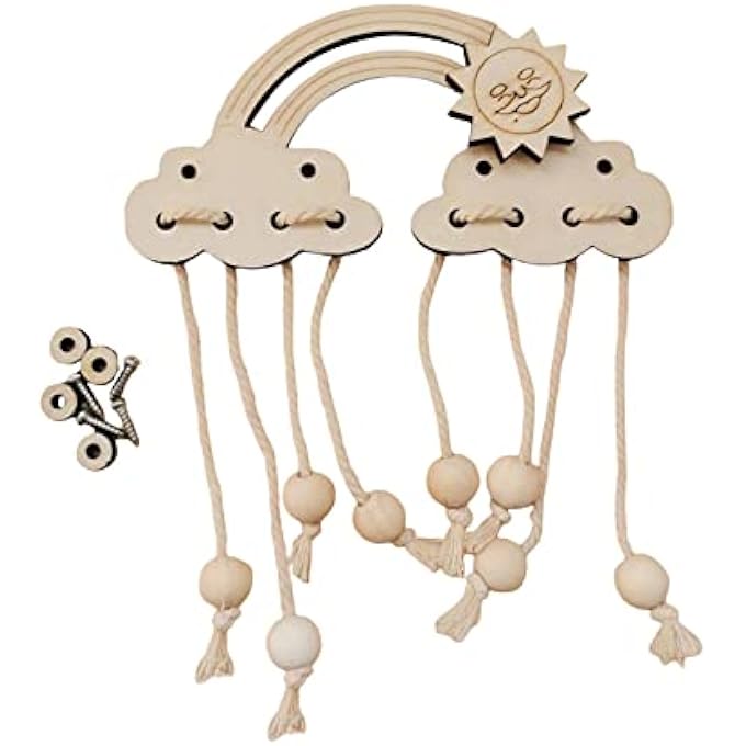 MONTESSORI BUSY BOARD DIY MATERIAL EARLY EDUCATION PARENTS CHILD INTERACTIVE PORTABLE LEARNING ACTIVITIES ACTIVITY BOARD FOR BIRTHDAY GIFTS, CLOUDS - Image 1