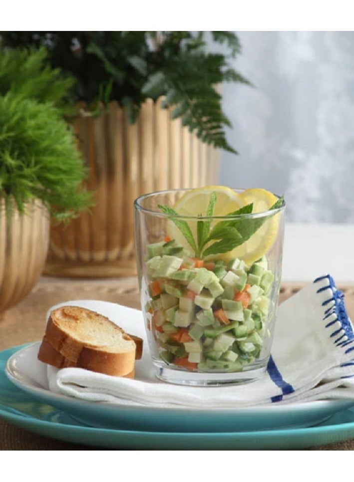 LAV 3 Pieces Vega Soft Drink Tumbler Set 340 Ml - Clear - Image 5