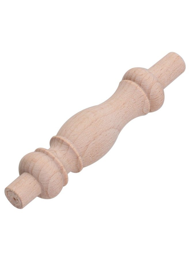 Mxfans Mxfans 20pcs Decorative Art Wood Spindle Unfinished Wood Craft Spindles 84x18mm  - Image 2