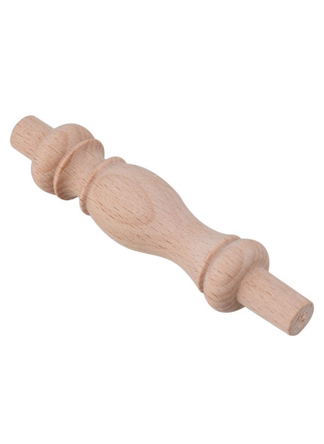 Mxfans Mxfans 20pcs Decorative Art Wood Spindle Unfinished Wood Craft Spindles 84x18mm  - Image 3
