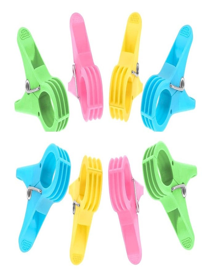 Foliam Heavy Quality Cloth Hanging Cloth Clips for Drying Clothes Heavy Quality Product for Home Use, SS Clip with Plastic Quality (Pack of 24 Clips) - Image 1