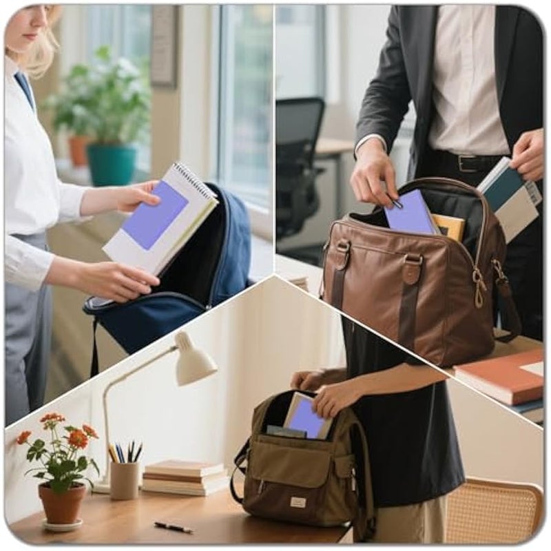 250 Count Index Cards 3x5 Inch 180gsm, Purple Color Flash Card (50 Sheets Each), Heavy Weight Note Taking for Students, Teachers, Professionals, Study Note Cards for Office, Home School - Image 5