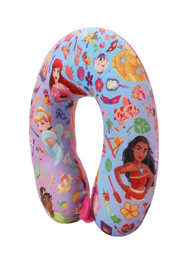 Bioworld Disney Princess 3-Piece Neck Pillow Travel Set With Eye Mask & Luggage Tag - Image 5