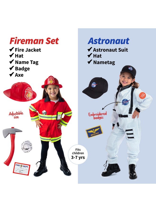 Born Toys Dress Up Clothes for Little Girls 4-6, Washable Toddler Costumes for Kids Pretend Play 3T-4T - Image 2