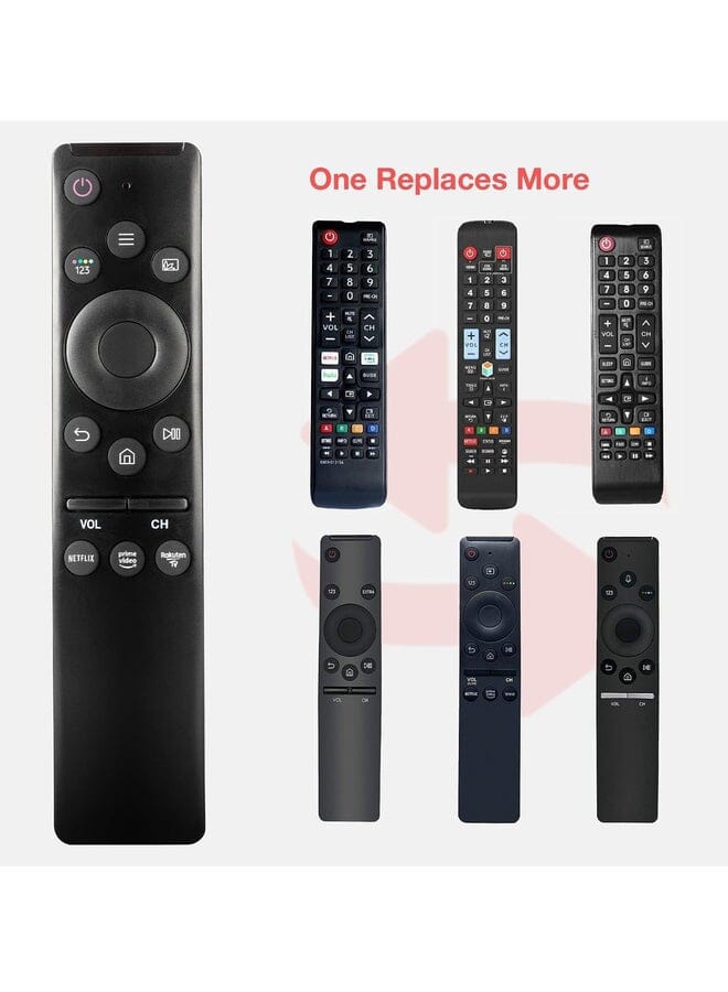 Zaboon Universal Remote-Control For Samsung Smart-Tv Remote-Replacement Of Hdtv 4K Uhd Curved Qled And More Tvs With Netflix Prime-Video Buttons - Image 2