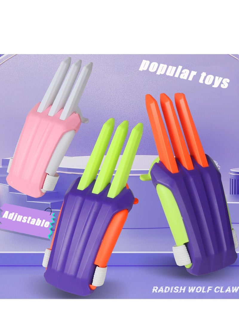 Furtey 2 Pcs Fidget Toy, retractable toys Carrot paw Sensory Toys,  Fidget Toys, Funny toys for kids, Used to Relieve Stress,Anxiety, Best Party Favors for Kids Goodie Bags - Image 4
