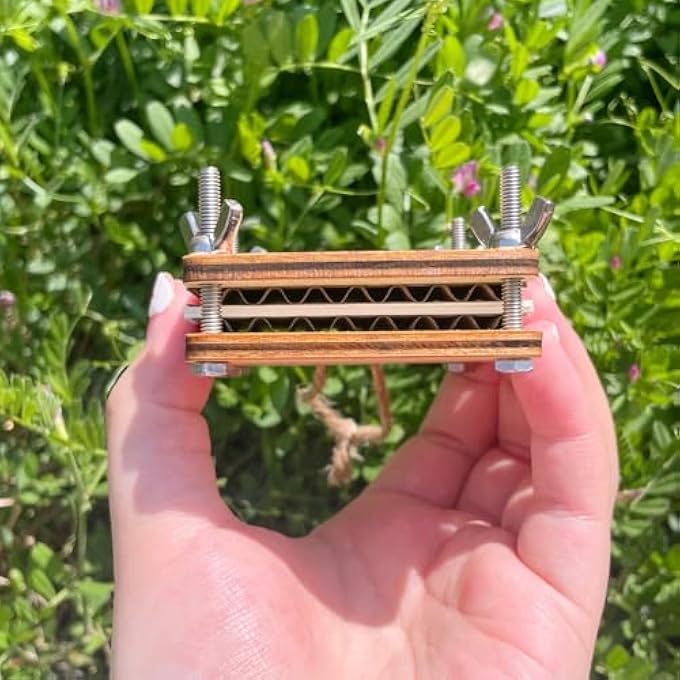 MICRO FLOWER PRESS, SMALL FLOWERS PRESS KIT, POCKET FLOWER PRESSING, MINI PLANT PRESERVATION KIT FOR ARTS AND CRAFTS LOVERS (SILVER) - Image 5