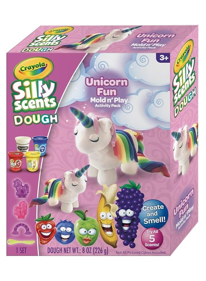 كرايولا مجموعة كرايولا سيللي سينتس يونيكورن المتوسطة - عجينة تشكيل عطرية بروائح الفواكه وقوالب - لعبة إبداعية للأطفال من عمر سنتين وما فوق - Image 5