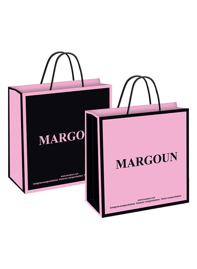 MARGOUN 10 Pack Shopping Bag Gift Bags Kraft Paper Bags 30x18x33 cm Shopping Bag Kraft with Handles Bulk  - Image 3