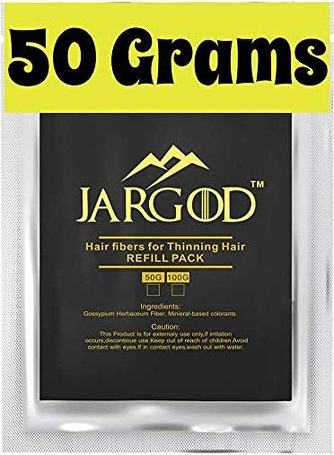 JARGOD Hair Building fibers (Dark Brown) 50 Grams Jargod- Refill Your Existing Fiber Bottle - Hair Loss Concealer For Thinning Hair - Image 1