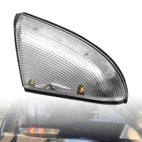 HQPASFY Mirror Turn Signal Light Driver Side Compatible with Dodge 20092018 Ram 1500 20102018 Ram 2500 LED Puddle Light Lamp Replace 68064949AA