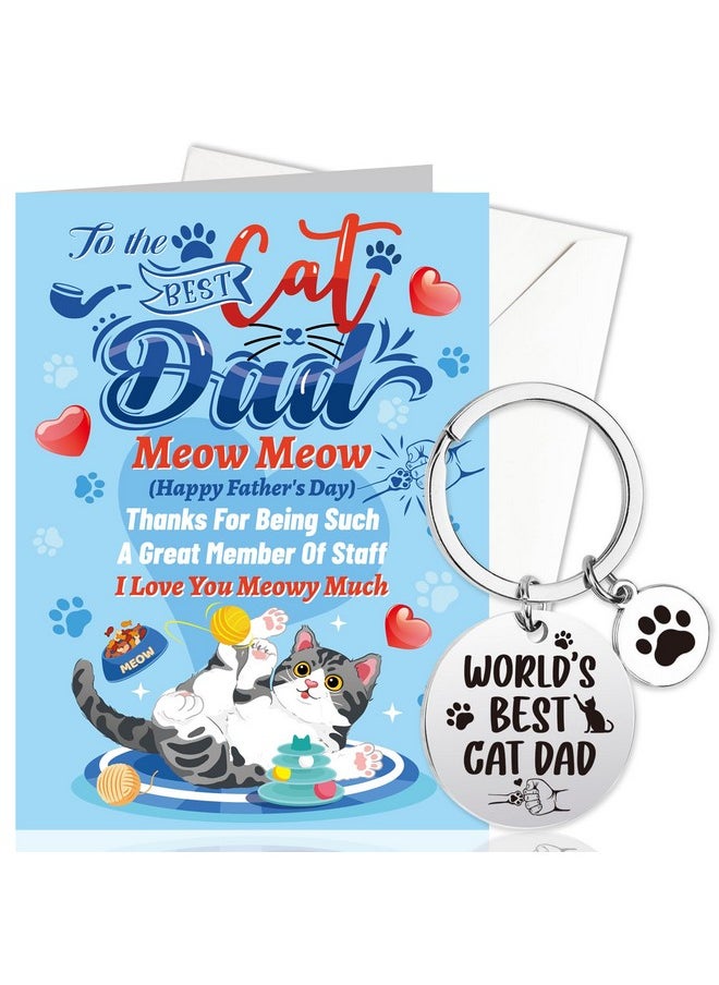 To The Best Cat Dad Card With Key Chain Father’S Day Gift Cards From Cat For Dad Cat Dad Fathers Day Card With Keyring Love Cats Card For Dad Father’S Day Pet Cat For Daddy Papa - pzsku/Z9EE90FA18F5E77301ECFZ/45/_/1720520632/094de195-38e6-4900-aebd-daee15a824c9