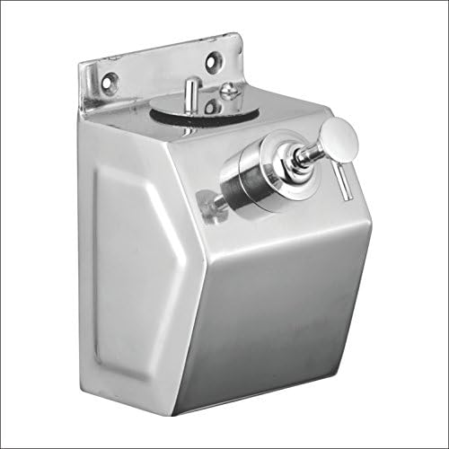 Kamal Kamal Matrix Stainless Steel Soap Dispenser | Wall Mounted with Manual Thumb Press | for Bathroom, Kitchen, Hotel, Office (Pack of 2)  - Image 2
