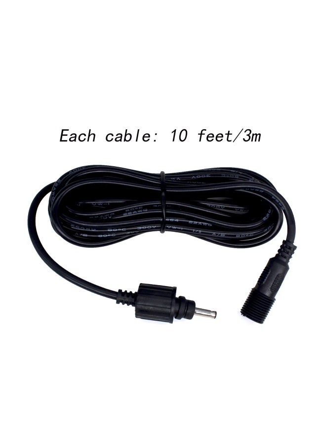 Lewisia  Solar Extension Cable 10 Feet Extender Wires Cords Waterproof Ip65 One Pair Total 20 Feet For Solar Water Pump Air Pump Aerator Oxygenator Solar Spotlights 22Awg  - Image 4