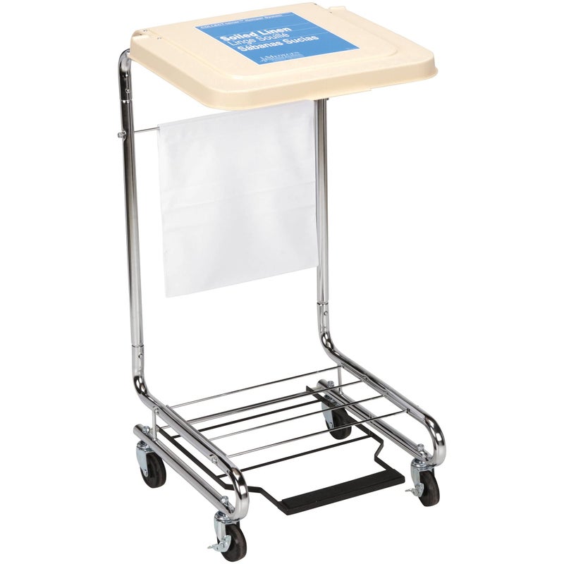 McKesson McKesson Hamper Stand with StepOn Foot Pedal and SelfClosing Lid Laundry Room Storage 3033 Gallon Capacity 1 Count