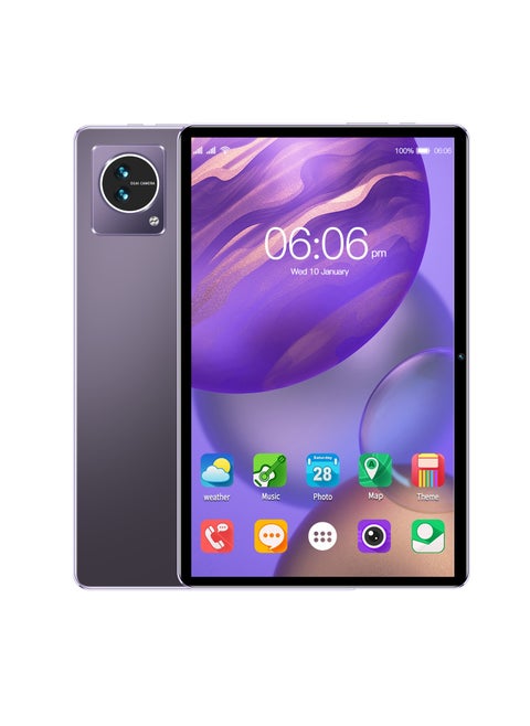 V10 Dual Sim Wifi Tablet, 2GB Ram 32GB Rom Octa Core Tablet Computer, Sturdy And Durable Kids Learning Tablet, Lightweight And Portable Touch Pad, (1pc, Purple)