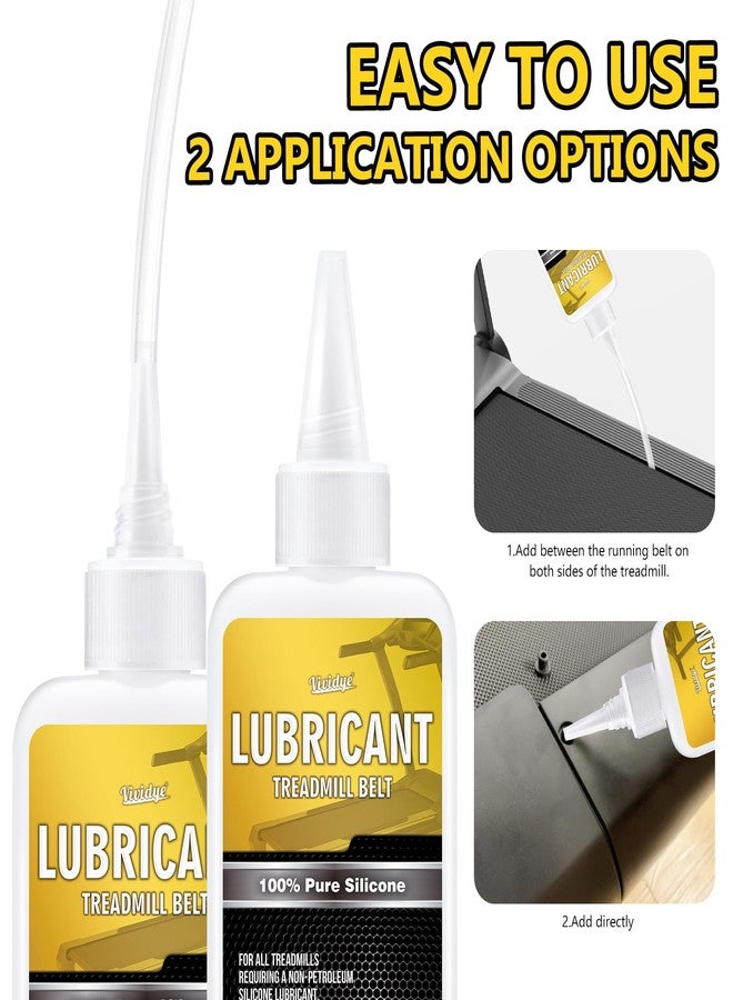 Vividye 100% Pure Silicone Treadmill Lube - 7oz/200ml Treadmill Lubricant for Belt - Premium Silicone Oil with Application Tubes - Suitable for Most Treadmill Lubrication - Non-Toxic and Odorless - Image 5