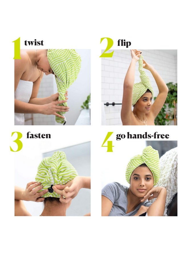 DevaCurl DevaCurl DevaTwist Anti-Frizz Microfiber Towel Wrap, Hands Free Design  - Image 4