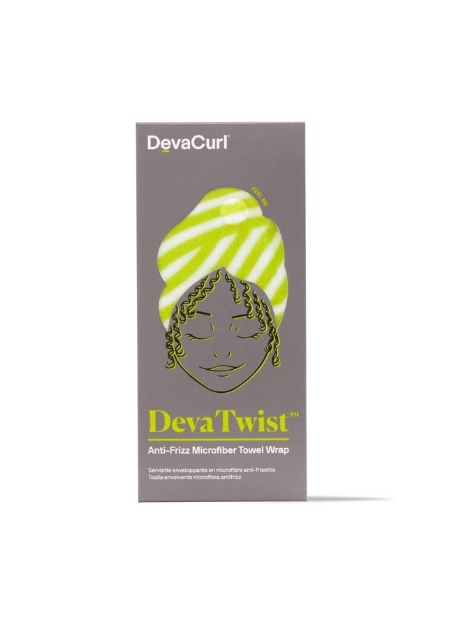 DevaCurl DevaCurl DevaTwist Anti-Frizz Microfiber Towel Wrap, Hands Free Design  - Image 1