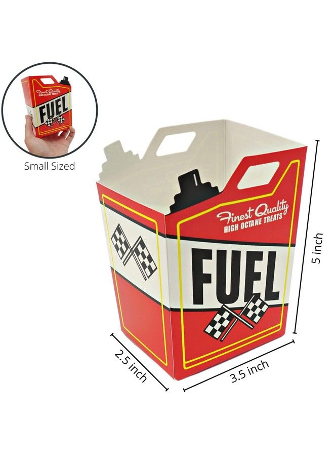 4E's Novelty 24 Race Car Popcorn Treat Boxes With 24 Checkered Flags, Black And White Racing Flag 6" X 4" (Serves 24) For Race Car Birthday Party Supplies, Monster Truck, Racing Theme Decorations - Image 5