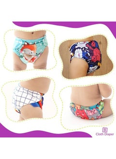 BEMBIKA Polyester Cloth Diaper For Babies (4 Diapers Combo)0 2 Years  - Image 5