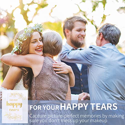 Glenmal 60 Pcs Wedding Tissues Packs for Guests Happy Tears Tissue Packs for Wedding 3 Ply Bulk Facial Pocket Travel Individual Favors for Party Guests Gifts - Image 4