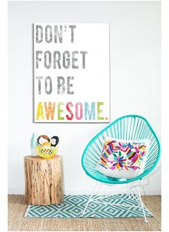 Children Inspire Design Children'S Wall Art Print Don'T Forget To Be Awesome 05X07 Inch Print Kid'S Room Decor Gender Neutral Nursery Inspirational Motivational Teenager'S Room Classroom Typography  - Image 4