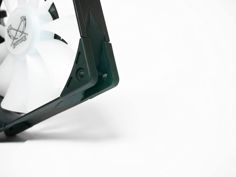 SCYTHE Kaze Flex 120 High Air Flow PC Case Fan, Fluid Dynamic Bearing,120mm x 25mm (ARGB Edition, PWN 4-pin, 1800RPM) - Image 4
