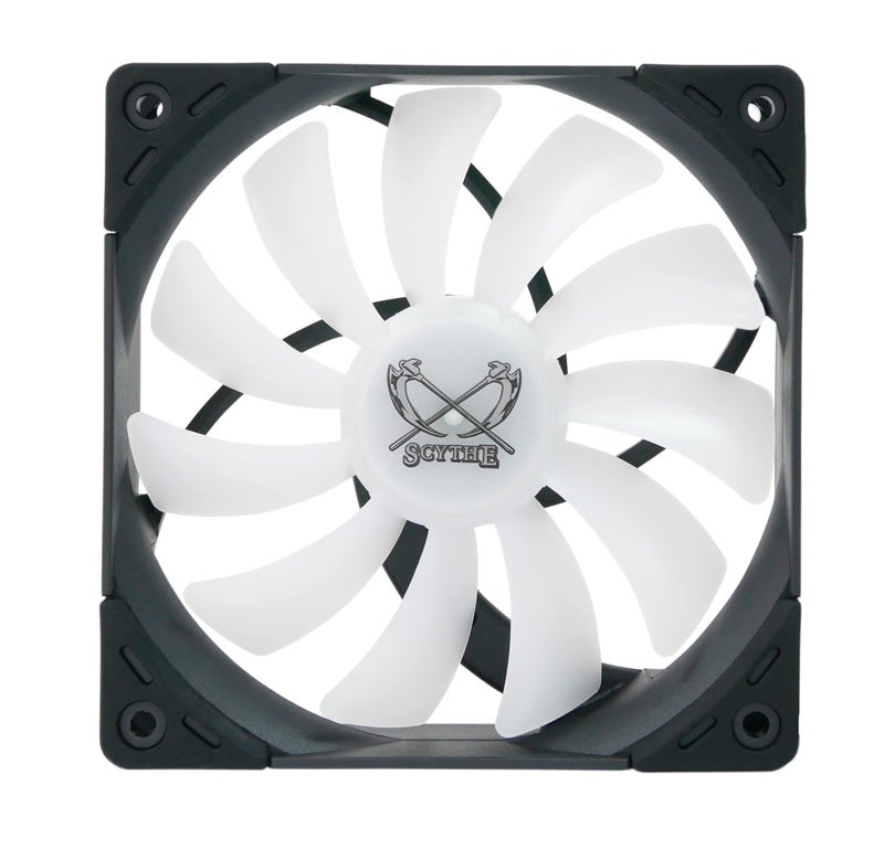 SCYTHE Kaze Flex 120 High Air Flow PC Case Fan, Fluid Dynamic Bearing,120mm x 25mm (ARGB Edition, PWN 4-pin, 1800RPM) - Image 2