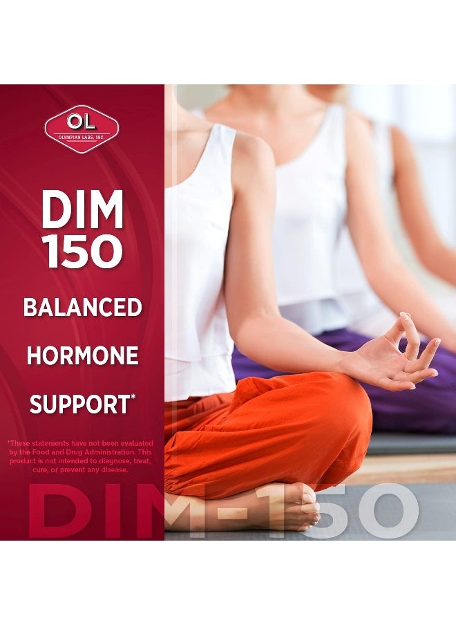 Olympian Labs Dim Supplement 150Mg - Dim Diindolylmethane 60 Capsule Supply Of Dim For Estrogen Balance, Hormone Menopause Relief, Acne Treatment, Pcos, Bodybuilding  - Image 2