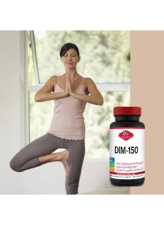 Olympian Labs Dim Supplement 150Mg - Dim Diindolylmethane 60 Capsule Supply Of Dim For Estrogen Balance, Hormone Menopause Relief, Acne Treatment, Pcos, Bodybuilding  - Image 4