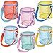 Sunnymove 6 Pcs Sea Shell Bags for Beach Mesh Seashell Holder Shelling Foldable Toy Storage Bag Collecting Bucket Bulk for Sandbox Beach Vacation Essentials Kids Sand Toy Box - Image 2