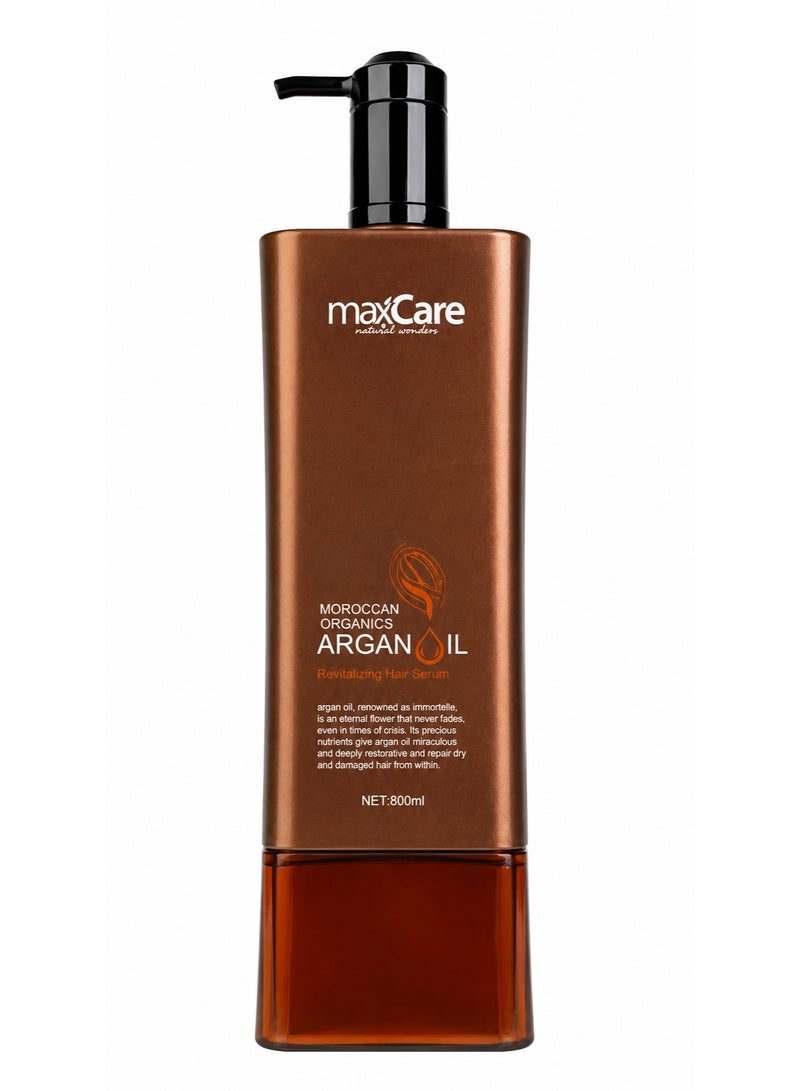 MaxCare Revitalizing Hair Conditioner Paraben-free with Argan Oil - 800ml - Image 1