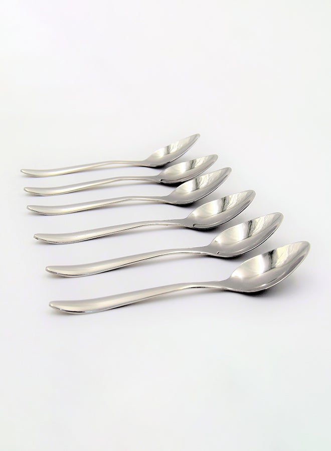 Loquat 24-Piece Stainless Steel Cutlery Set Silver 32x26x5cm - Image 3