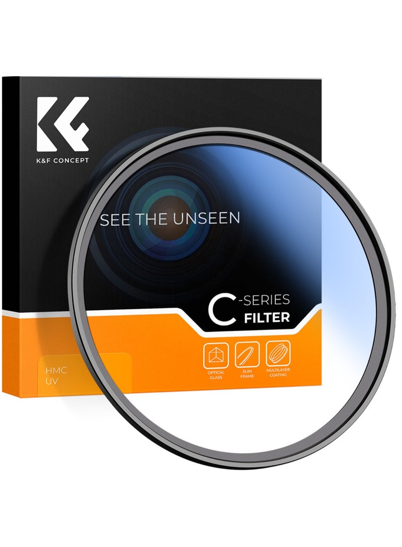 كيه آند إف كونسبت فلتر عدسة كاميرا K&F Concept KF01.1418 مقاس 40.5 مم UV بتصميم Slim مع طلاء متعدد الطبقات وزجاج بصري وإطار من الألومنيوم لحماية العدسات - Image 1