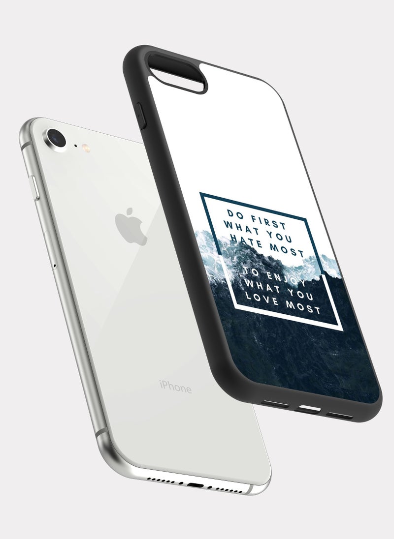 بكسلات كفر ايفون 7 اقتباس انجليزي افعل ما تكرهه أولاً - Image 2