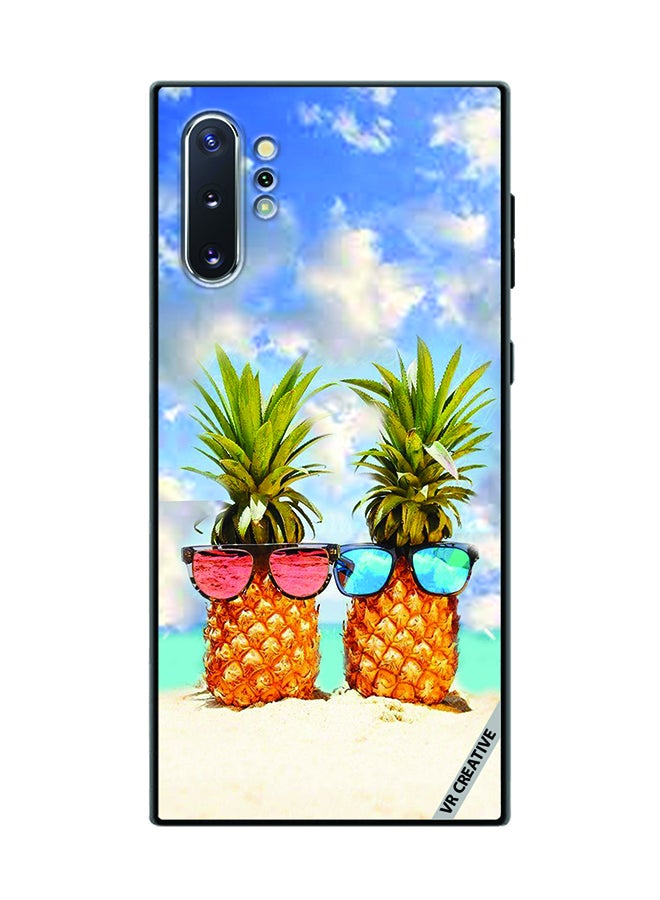 VR CREATIVE Protective Case Cover For Samsung Galaxy Note10 Plus 5G Pineapple Design Multicolour - Image 1