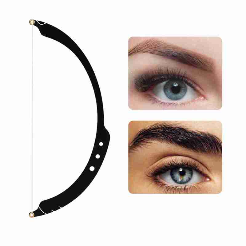 Microblading Line Marker: Black Aluminum Alloy Durable Line Marker - Easy To Use Miniature Dispenser Professional Eyebrow Tool for Beauty Salon, Cosmetology School or Home Personal Makeup - Image 1