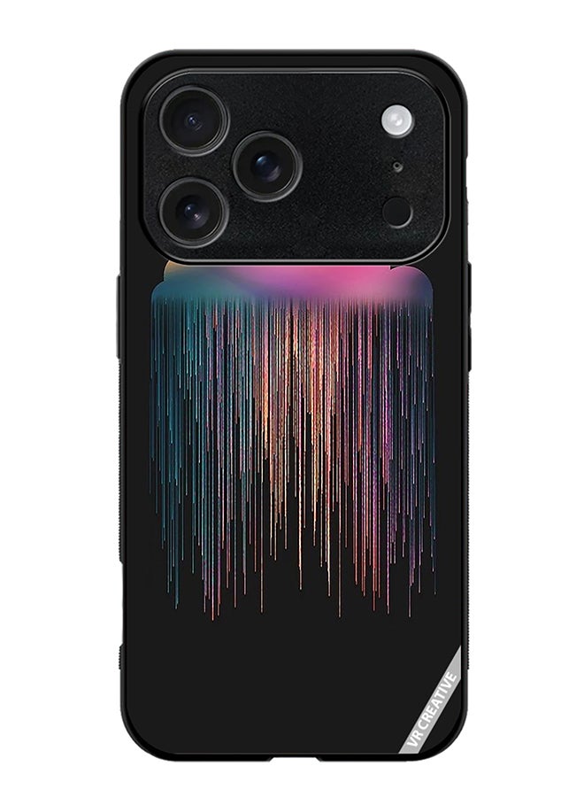 VR CREATIVE Protective Case Cover For Apple iPhone 17 Pro Max Animated Rain Design Multicolour