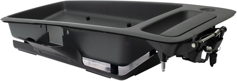 TRQ Right Rear Cargo Exterior Door Handle for Chevrolet Express & GMC Savana (1996-2002) - Black - Image 3