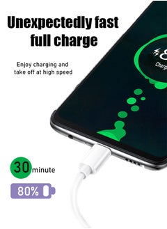Generic Micro Charger Cable Fast Charge 1M, USB to Micro USB Cable for PS4/ XBOX,Huawei P Smart P8/ Y9/ Y7/ Y6, Honor 8X, Moto G5/ E5/ E4, Xiaomi A2 Lite, Samsung Galaxy A10/ S7/ S6/ S5/ Note 5 ets White  - Image 3