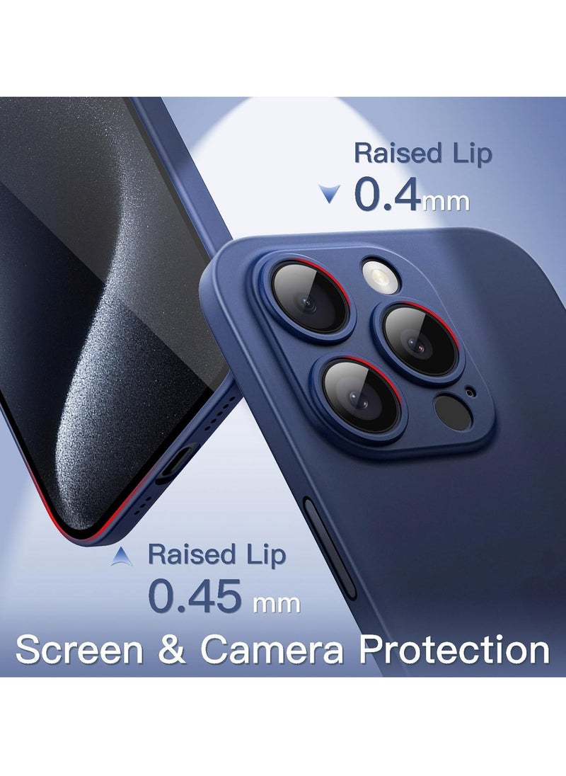 JAJEEK Ultra Slim (0.35mm Thin) Case for iPhone 15 Pro 6.1-Inch – Camera Lens Cover Full Protection, Lightweight Matte Finish PP Hard Minimalist Case, Wireless Charging Support, Scratch & Drop Resistant - Image 4