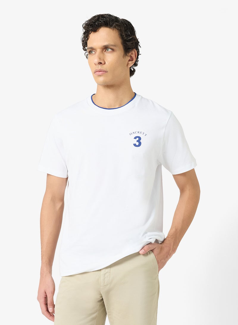 Hackett Number Crew Neck T-Shirt - Image 1