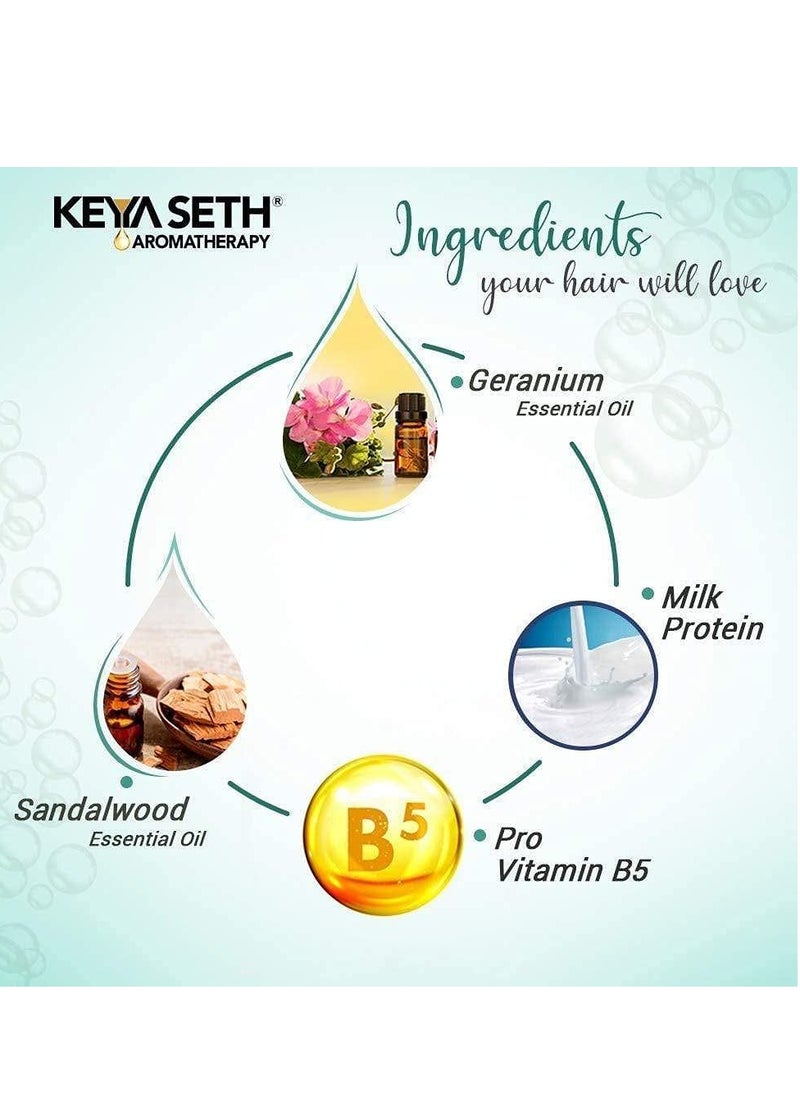 Keya Seth Keya Seth Aromatherapy Intense Repair Shampoo For Dry Damaged Hair Softens  200ml  - Image 4