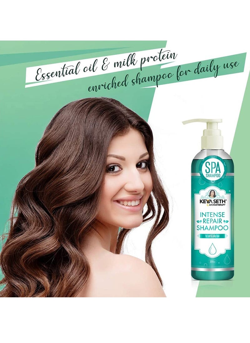 Keya Seth Keya Seth Aromatherapy Intense Repair Shampoo For Dry Damaged Hair Softens  200ml  - Image 3