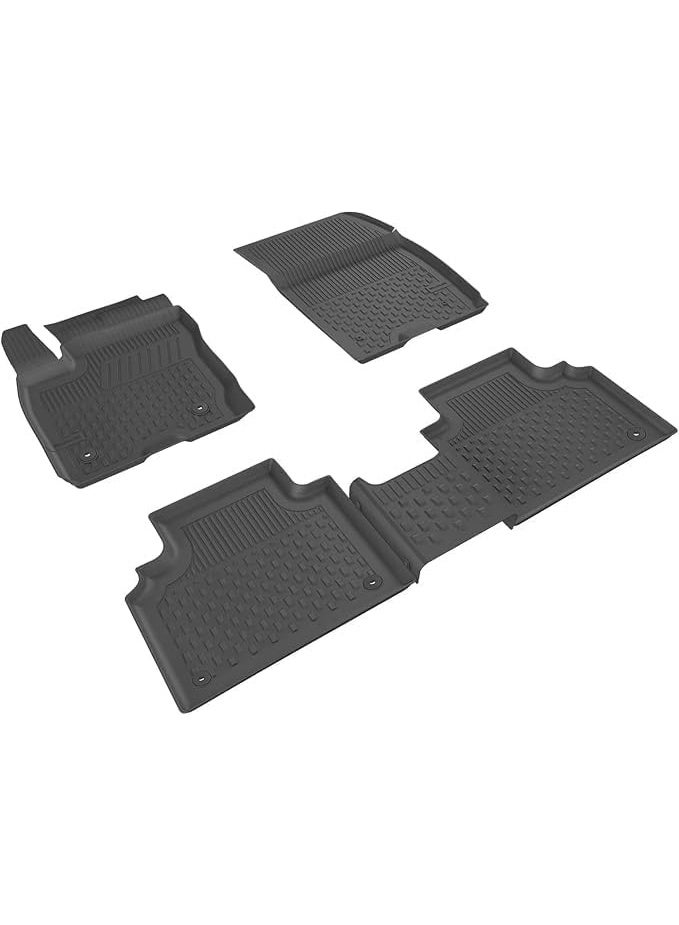 Full Car Floor Mat Set with Custom Design, Water Resistant Material, Non-Slip Base and Daily Protection - Image 1