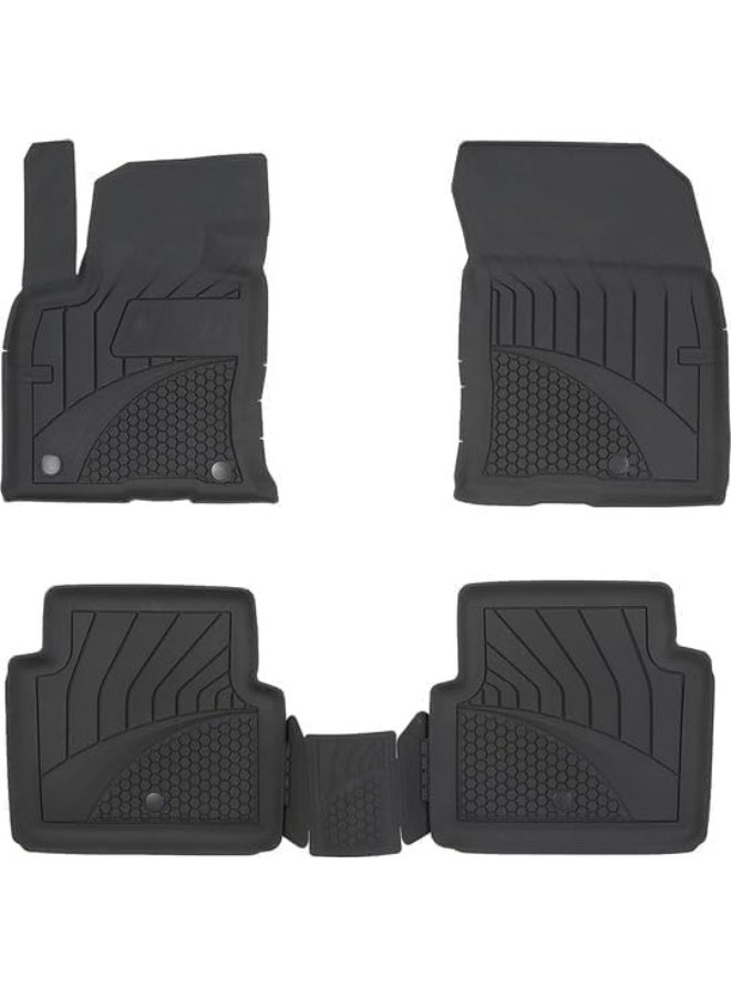 Full Car Floor Mat Set with Custom Design, Water Resistant Material, Non-Slip Base and Daily Protection - Image 3